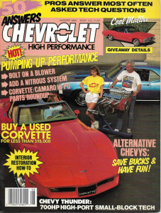 CHEVROLET HIGH PERFORMANCE 1990 AUG - BOLTON BLO, ADD NOS, VETTE/CAMARO PARTS